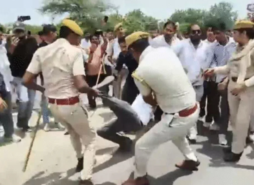 छात्रसंघ चुनाव की मांग को लेकर ABVP का उग्र प्रदर्शन, 10 छात्र हिरासत में