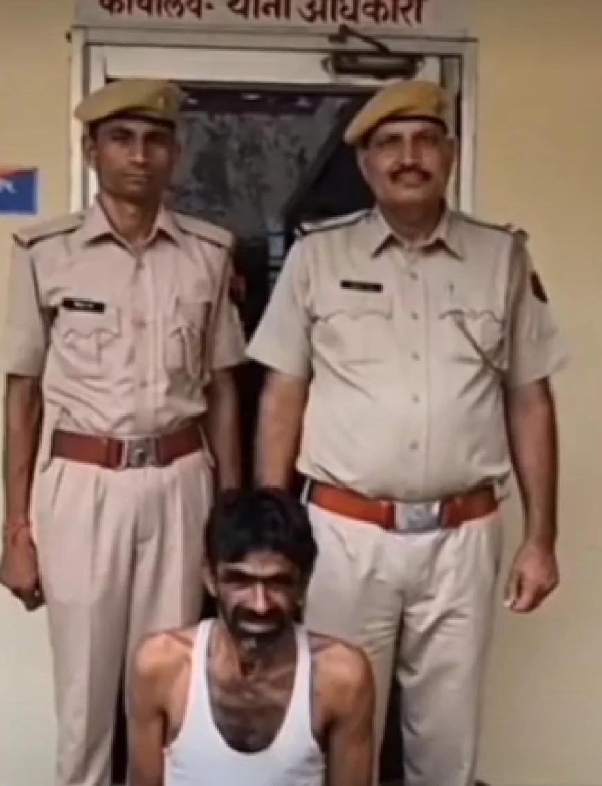 सिणधरी पुलिस की बड़ी कार्रवाई, डेढ़ साल से फरार 5 हजार के इनामी तस्कर धन्नाराम गिरफ्तार
