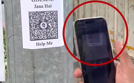 'गर्लफ्रेंड के साथ घूमने' के लिए UPI स्कैनर वाले पोस्टर वायरल