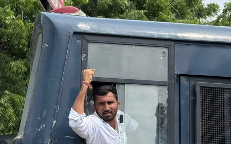 राजस्थान में छात्रसंघ चुनाव बहाली के लिए NSUI का जोरदार प्रदर्शन, बालोतरा जिलाध्यक्ष गिरधारीलाल चौधरी के नेतृत्व में आंदोलन, गिरफ्तार