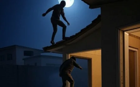 "चोरों का चोरी "करने का अनोखा अंदाज,घर की छत तोड़कर चोरी की वारदात को अंजाम दिया.