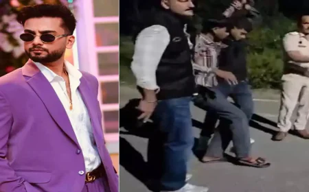 एल्विश यादव के घर पर फायरिंग का मुख्य आरोपी पुलिस मुठभेड़ में घायल.