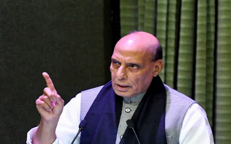 राजनाथ सिंह बोले-"भारत अपने हितों से कभी समझौता नहीं करेगा, न दोस्त स्थायी, न दुश्मन".