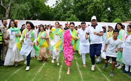 उपमुख्यमंत्री दीया कुमारी ने जोधपुर में लगाई लंगड़ी दौड़ कहां -यह सिर्फ खेल नहीं हमारी धरोहर है इसे वैश्विक मंच पर ले जाएंगे.