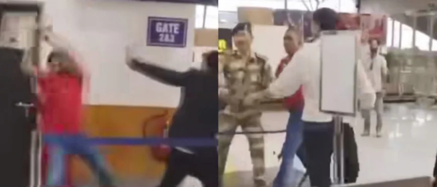श्रीनगर हवाई अड्डे पर केबिन लगेज विवाद को लेकर सैन्य अधिकारी का स्पाइसजेट कर्मियों पर बेरहम हमला.