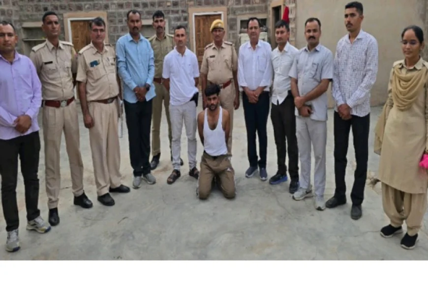 फलोदी पुलिस की नशा तस्करी के खिलाफ बड़ी कार्रवाई: 879 ग्राम स्मैक के साथ कुख्यात तस्कर अनीश खान गिरफ्तार.