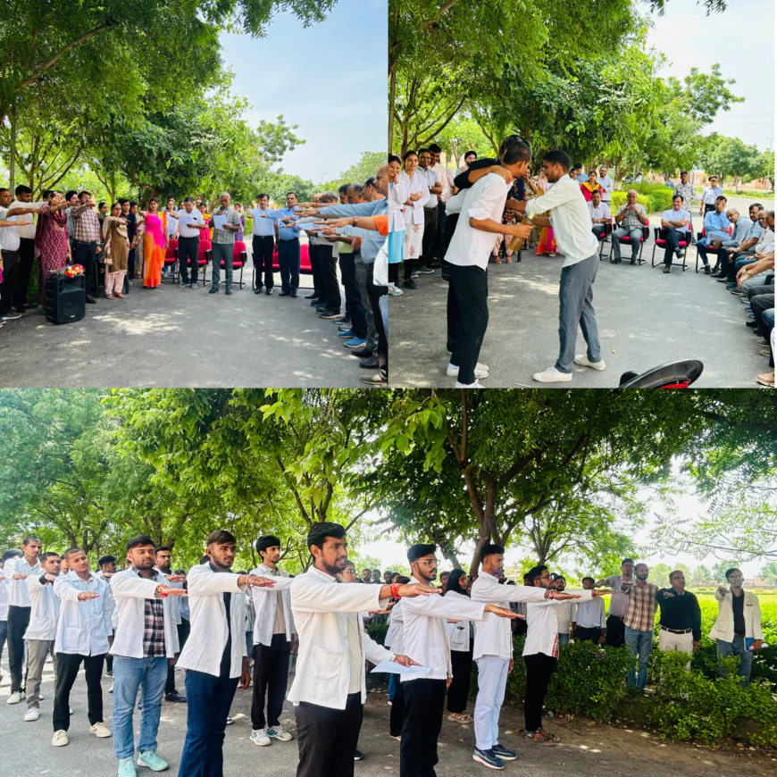 जोधपुर आयुर्वेद विश्वविद्यालय में नशा मुक्त भारत अभियान: नुक्कड़ नाटक और कविता के जरिए युवाओं ने दिया नशामुक्ति का संदेश.