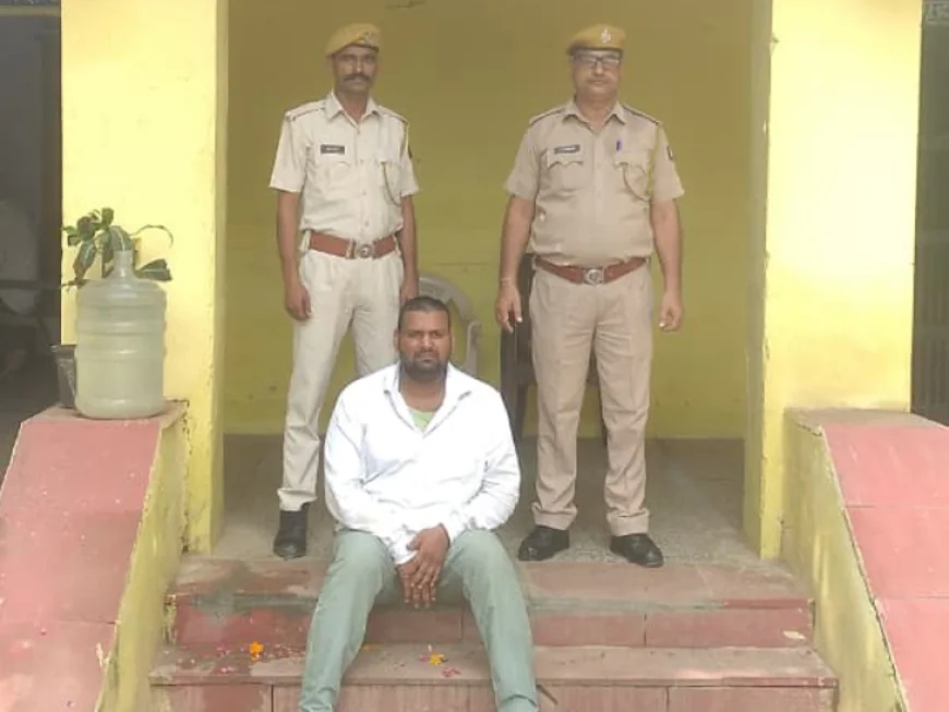 गौ तस्करी और फायरिंग पुलिस ने इनामी बदमाश दिलशाद को दबोचा