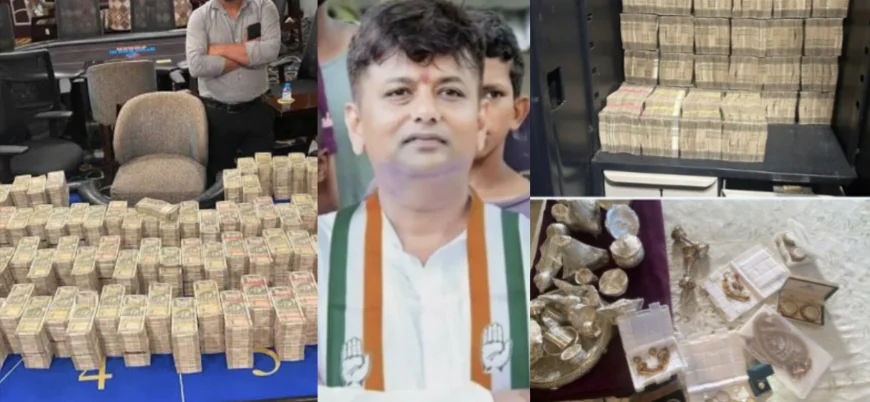 कर्नाटक के कांग्रेस विधायक केसी वीरेंद्र के घर ED की छापेमारी,12 करोड़ कैश,6 करोड़ की ज्वैलरी बरामद.
