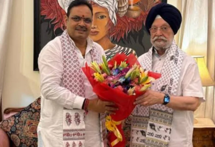 केन्द्रीय मंत्री हरदीप सिंह पुरी जोधपुर पहुंचे, पचपदरा रिफाइनरी कार्यों की समीक्षा के लिए सीएम भजनलाल शर्मा के साथ करेंगे दौरा.