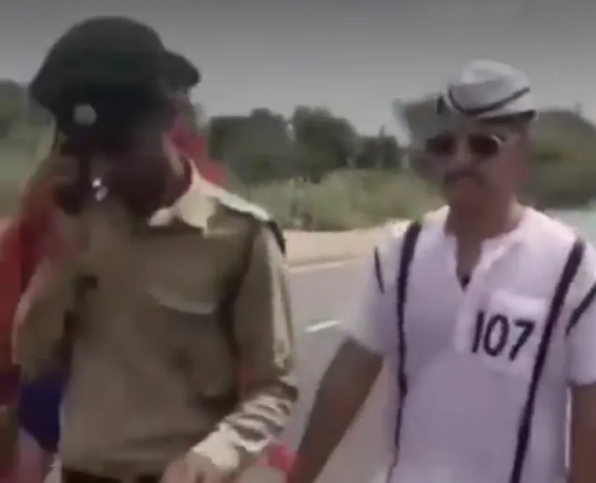 बाबा रामदेव के भक्तो की अनूठी भक्ति,कोर्ट से बरी होने की खुशी में 280 किमी की पैदल यात्रा कर बाबा रामदेव का धन्यवाद कर रहे.