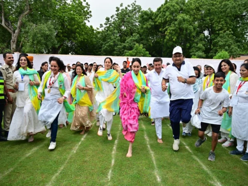 उपमुख्यमंत्री दीया कुमारी ने जोधपुर में लगाई लंगड़ी दौड़ कहां -यह सिर्फ खेल नहीं हमारी धरोहर है इसे वैश्विक मंच पर ले जाएंगे.