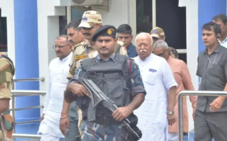 RSS प्रमुख मोहन भागवत पहुंचे जोधपुर,अखिल भारतीय समन्वय बैठक में लेंगे हिस्सा.