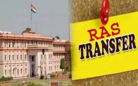 बालोतरा ADM गुंजन सोनी को किया गया APO,कई RAS अधिकारियों के भी तबादले...