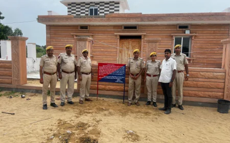 इनामी तस्कर के खिलाफ कार्रवाई 28.20 लाख का आलीशान मकान सील,7 दिन में 5 करोड़ की संपत्ति फ्रीज