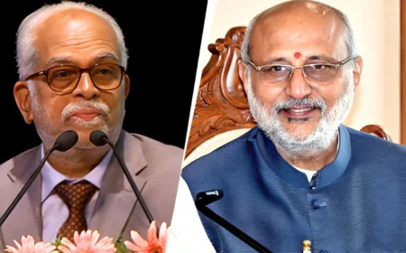 उपराष्ट्रपति चुनाव 2025:राधाकृष्णन या सुदर्शन कौन बनेगा देश का अगला उपराष्ट्रपति?