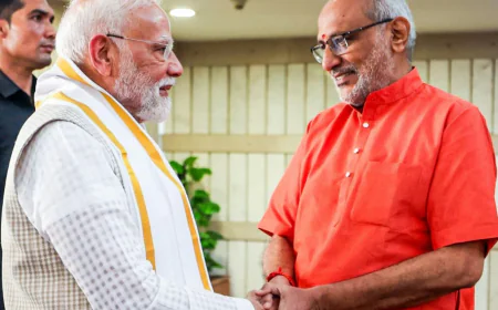 सीपी राधाकृष्णन 12 सितंबर को लेंगे 15वें उपराष्ट्रपति की शपथ