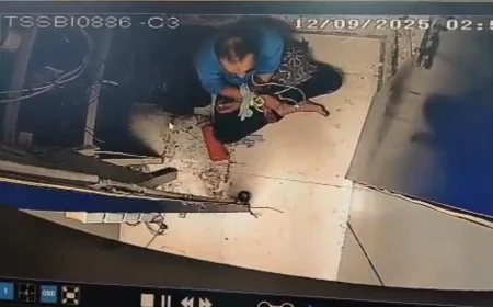बदमाशों ने गार्ड को बांधा, 8 मिनट में उखाड़ ले गए ATM