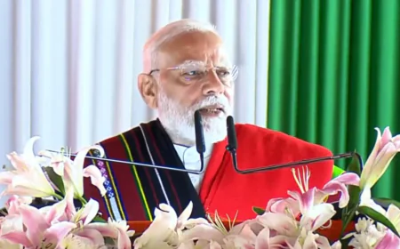 हिंसा के दो साल बाद मणिपुर पहुंचे PM मोदी, चुराचांदपुर में दिया एकता और शांति का संदेश