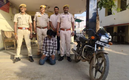 हनी ट्रैप में फंसाकर फाइनेंस कर्मचारी से 5 लाख की मांग, आरोपी गिरफ्तार