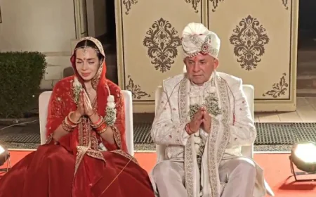 सात समंदर दूर से आए यूक्रेनी जोडे ने जोधपुर मे हिन्दु रिति रिवाज से की शादी.