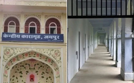 जेल में फिल्मी अंदाज़ में फरारी, दो कैदी पाइप से चढ़कर भागे ऊंची दीवार फांदकर