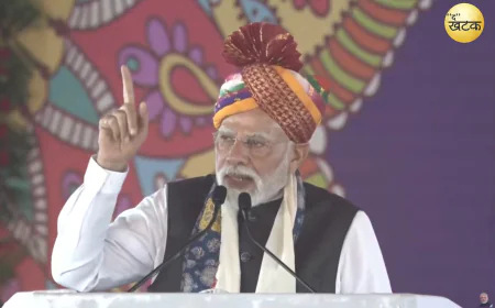 कांग्रेस का लूटकाल, भाजपा का विकासकाल: बांसवाड़ा में बोले पीएम मोदी,1.22 लाख करोड़ की सौगातें दीं