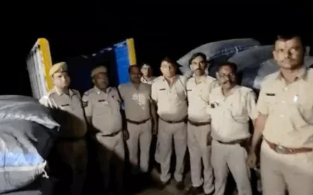 1.62 करोड़ का डोडा-चूरा जब्त, तस्कर फरार; पुलिस और डीएसटी की संयुक्त कार्रवाई में दो वाहन भी बरामद