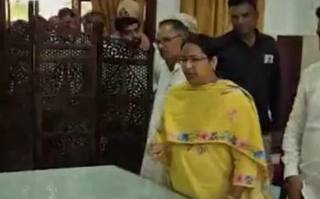 अणूपगढ़ में विधायक का गुस्सा: 'आधे घंटे से खड़ी हूं, एसडीएम साहब बाहर आइए, 50-60 लोग इंतजार में'