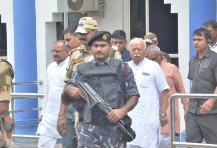 RSS प्रमुख मोहन भागवत पहुंचे जोधपुर,अखिल भारतीय समन्वय बैठक में लेंगे हिस्सा.