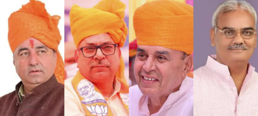 पूर्व प्रदेश अध्यक्ष सतीश पूनियां,संसदीय मंत्री जोगाराम पटेल,उद्योग मंत्री के.के. विश्नोई, और प्रभारी मंत्री मदन दिलावर का जोधपुर दौरा....