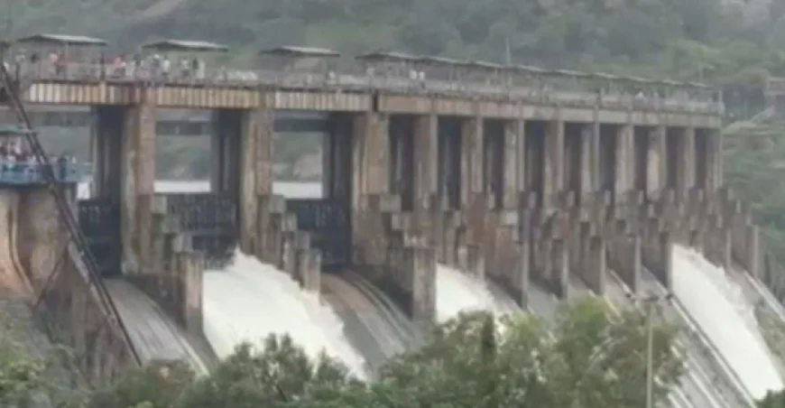 जवाई बांध के गेट खोले गए, तेज बारिश से बढ़ी पानी की आवक....