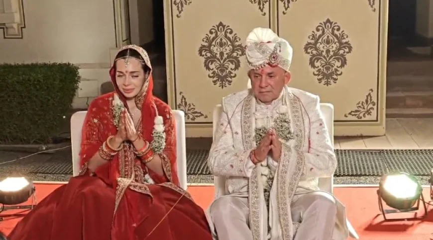सात समंदर दूर से आए यूक्रेनी जोडे ने जोधपुर मे हिन्दु रिति रिवाज से की शादी.