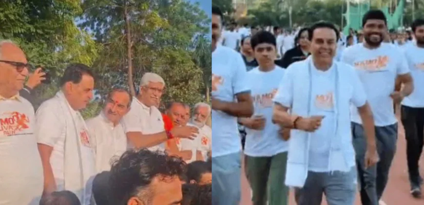 केंद्रीय मंत्री से कैबिनेट मंत्री तक ने लगाई जोश भरी दौड़,जोधपुर में नमो यूथ मैराथन से नशा मुक्ति का मजबूत संदेश.