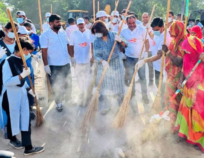 रस्साकशी में डांगा को दी मात, झाड़ू से किया वार: नागौर में ज्योति मिर्धा का डबल शो ऑफ पावर