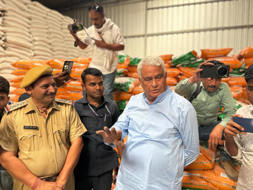 करौड़ी लाल ने पकड़ी 24 हजार बैग नकली खाद, किसानों से धोखा करने वालों पर कसा शिकंजा
