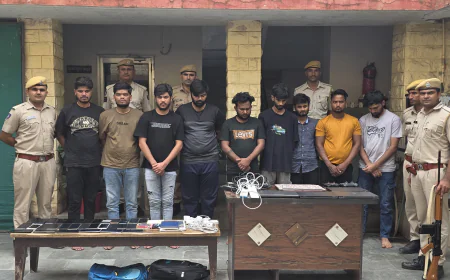 ऑनलाइन जुए का काला खेल खत्म,जोधपुर पुलिस ने 9 साइबर अपराधियों को दबोचा.