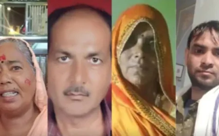 आग से जूझ रहे लोगों को बचाने निकले परिजन:-पैरों में कांच चुभे, अपनों को न बचा सके' - 8 जिंदगियां खाक हो गई.