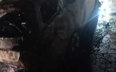 गुड़ामालानी: पार्किंग में खड़ी फॉर्च्यूनर गाड़ी में लगी भीषण आग, वाहन जलकर राख; पुलिस और ग्रामीणों ने कड़ी मशक्कत के बाद पाया काबू