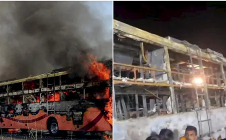 जैसलमेर बस अग्निकांड में एक परिवार की पांचवीं त्रासदी, मृतकों का सिलसिला 28 पर पहुंचा.