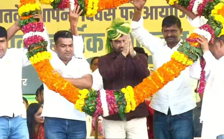 बीकानेर में हनुमान बेनीवाल की हुंकार सभा लाखों की भीड़ ने रचा इतिहास, RLP के सातवें स्थापना दिवस पर उभरी नई राजनीतिक ताकत.