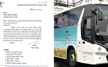 ब्रेकिंग अलर्ट: राजस्थान की सड़कों पर आज रात 12 बजे से 8000 स्लीपर बसें होंगी बंद लाखों यात्री फंसेंगे अंधेरे में.....