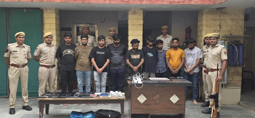 ऑनलाइन जुए का काला खेल खत्म,जोधपुर पुलिस ने 9 साइबर अपराधियों को दबोचा.