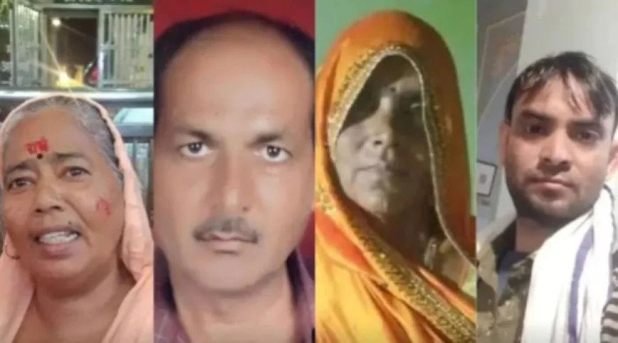 आग से जूझ रहे लोगों को बचाने निकले परिजन:-पैरों में कांच चुभे, अपनों को न बचा सके' - 8 जिंदगियां खाक हो गई.