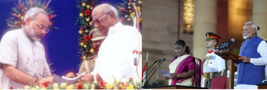 2001 में आज ही के दिन पहली बार गुजरात के मुख्यमंत्री के रूप में PM मोदी ने शपथ ग्रहण ली थी।