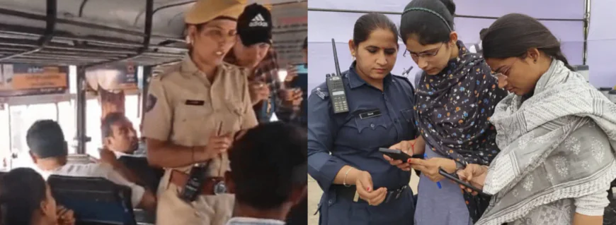 महिलाओं की ढाल बनी कालिका टीम सिटी बसों में सवार ,राजकोप ऐप से दे रही महिलाओं को 'वन क्लिक' सुरक्षा का जादू......