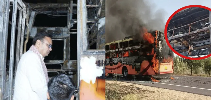 जैसलमेर बस अग्निकांड हादसे में उजड़े परिवार को 10-25 लाख भजनलाल सरकार ने मुआवजा देने का किया ऐलान .