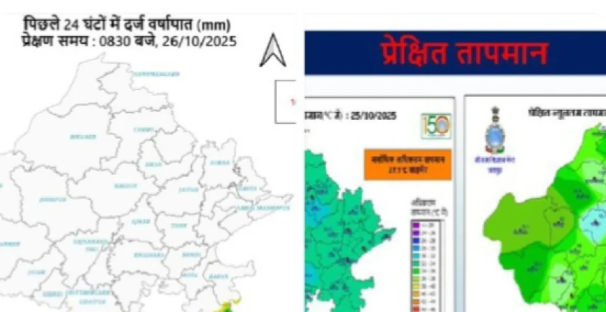 राजस्थान के दक्षिण-पूर्वी इलाकों में बादलों की गर्जना और बरसात का 'रेड  अलर्ट' किसानों के लिए 'फसल बचाओ' सलाह.