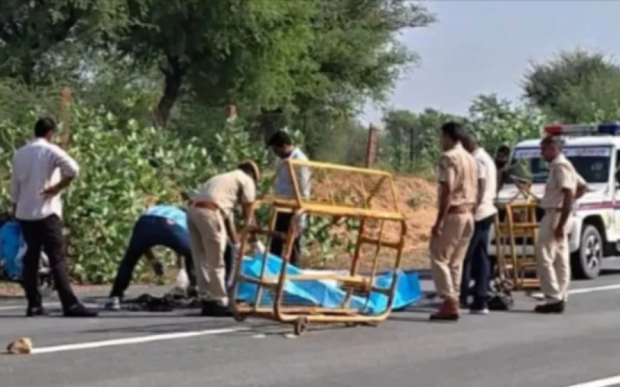बदनामी के डर से जीजा-साली ने की सगी बहन के पति की बेरहम हत्या हाईवे पर अधजले शव और बाइक ने खोला राज.