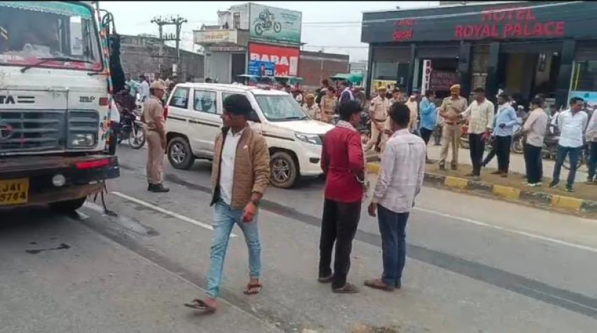 टोंक जिले में बजरी लदे ट्रेलर की चपेट में आई महिला, शादी की खुशियां मातम में बदलीं